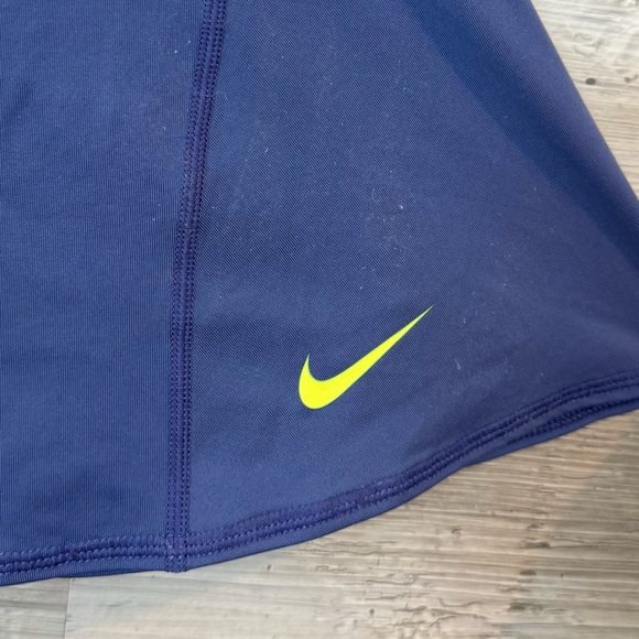 Nike Court Victory Dri-FIT Tennis Skort – Purple & Lime Green – Size Large - Picture 5 of 10